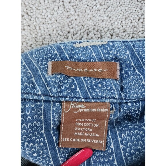 Paige Womens Denim Jeans 28 Blue Cotton Blend Bootcut - Picture 7 of 10